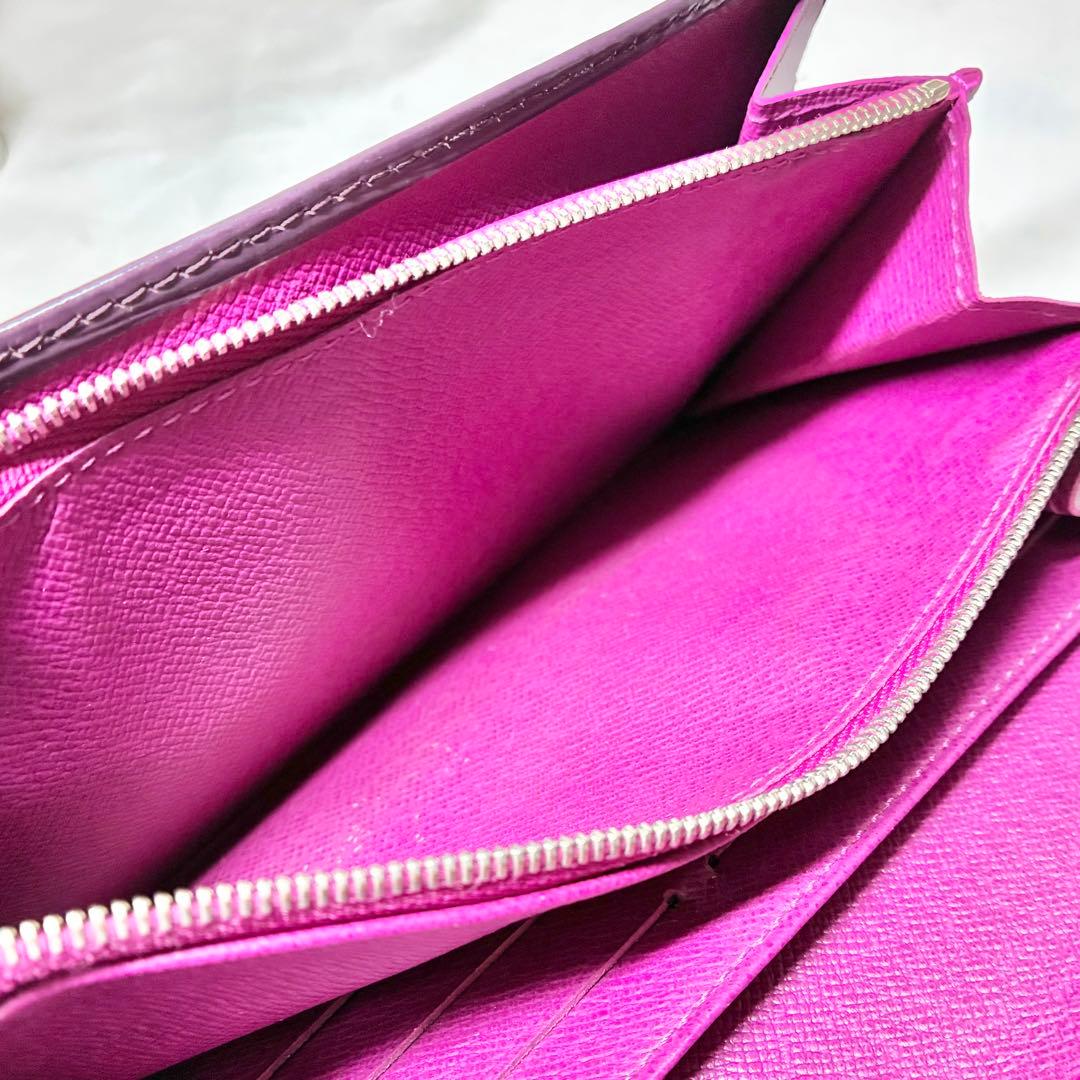 人気　ヴィトン　エピ　ポルトフォイユ・サラ　長財布　M6374K　カシス