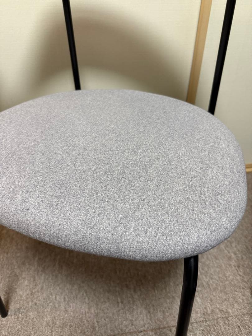 専用❗️関家具　ダイニングチェア　カペルIII 2脚セット　座面ライトグレー