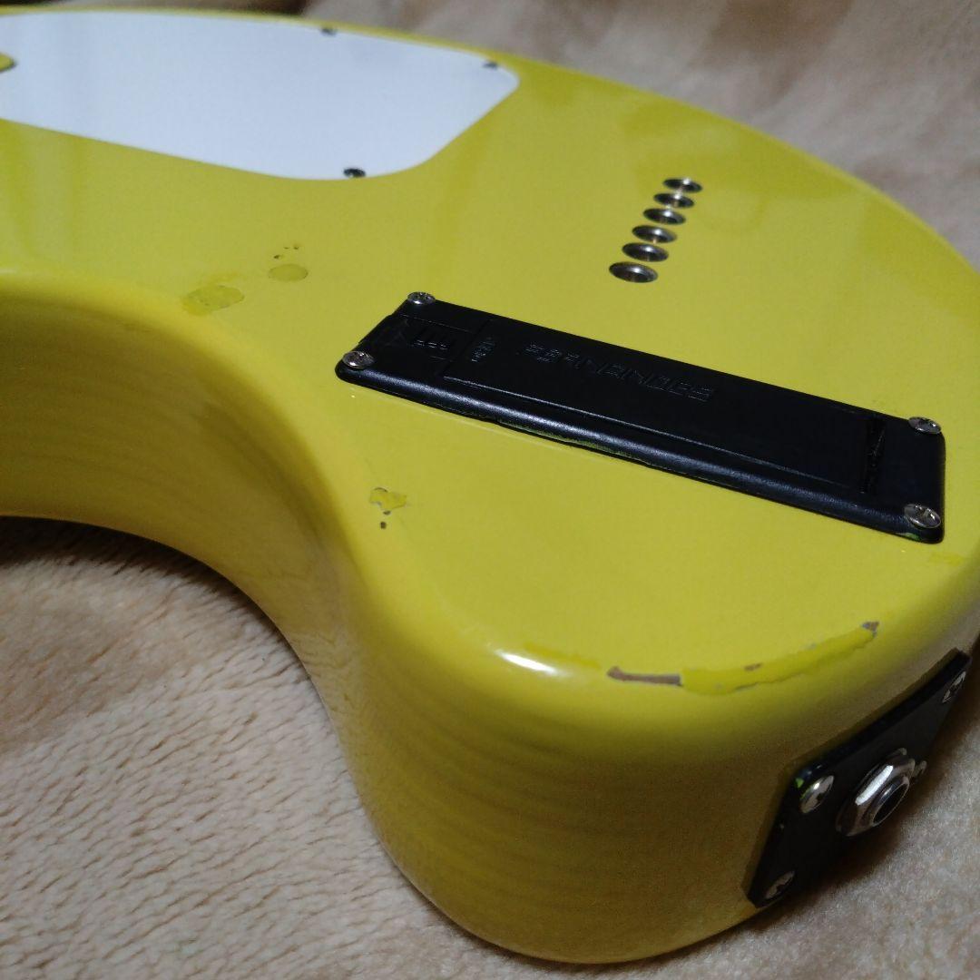 FERNANDES フェルナンデス ZO-3 イエロー アンプ内蔵 ミニギター