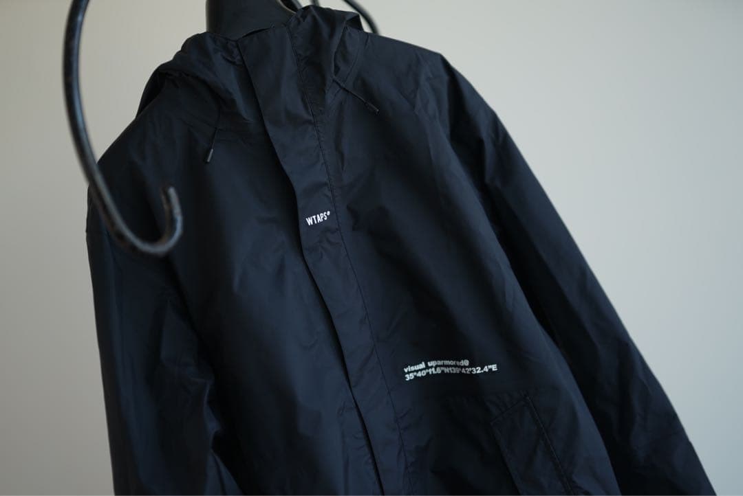 22ss WTAPS クロスボーン ナイロン コート ブラック 3ダブルタップス