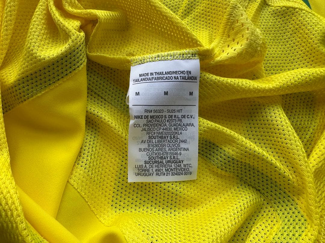 新品 Nike ブラジル代表 2004 ロナウジーニョ ユニフォーム M