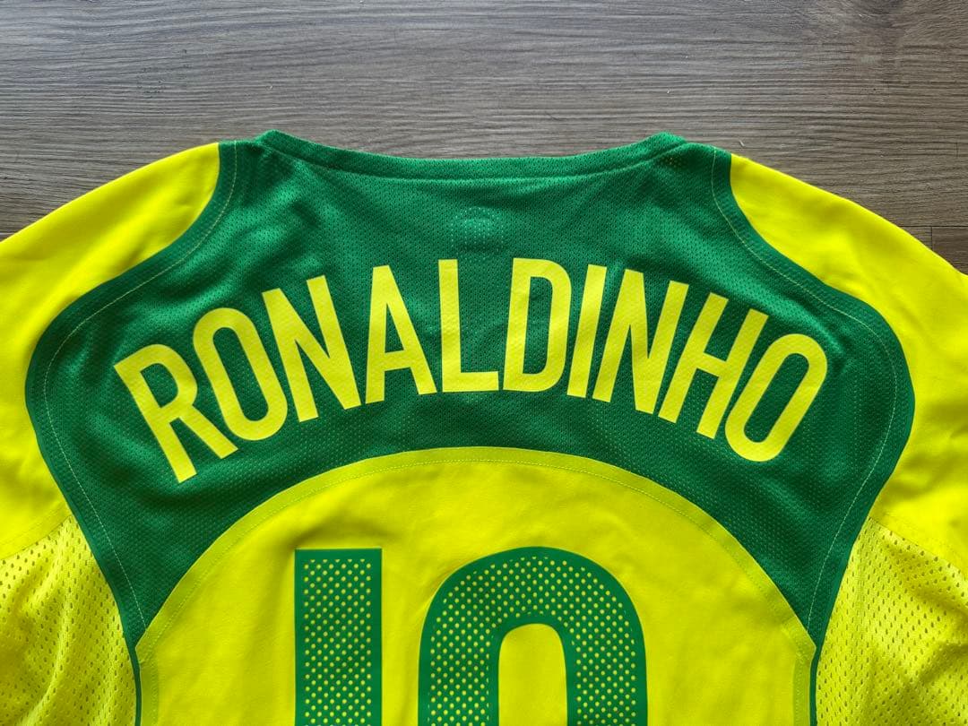 新品 Nike ブラジル代表 2004 ロナウジーニョ ユニフォーム M