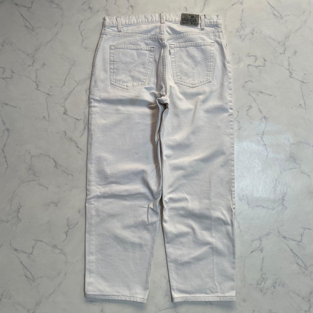 即発送】90s USA製 Levi's シルバータブ ルーズ ホワイトデニム - メルカリ