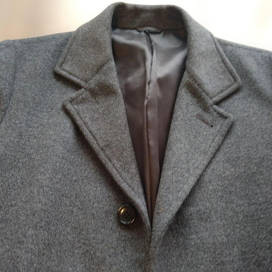 【お値下げ】カルバンクライン　グレー チェスターコート ウール混合