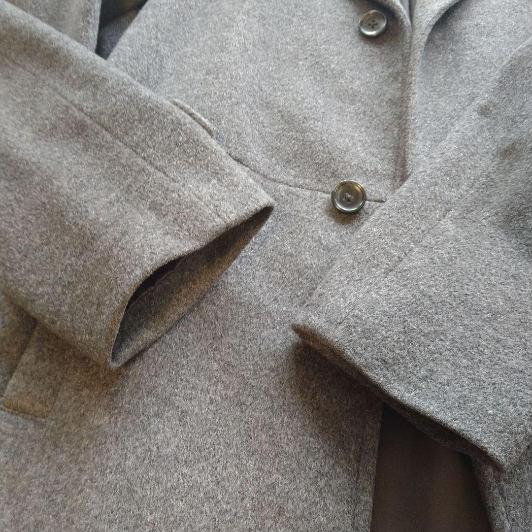 【お値下げ】カルバンクライン　グレー チェスターコート ウール混合