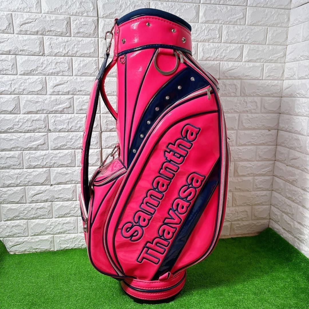 レディース キャディバッグ ゴルフバッグ サマンサタバサ ピンク レア 可愛い