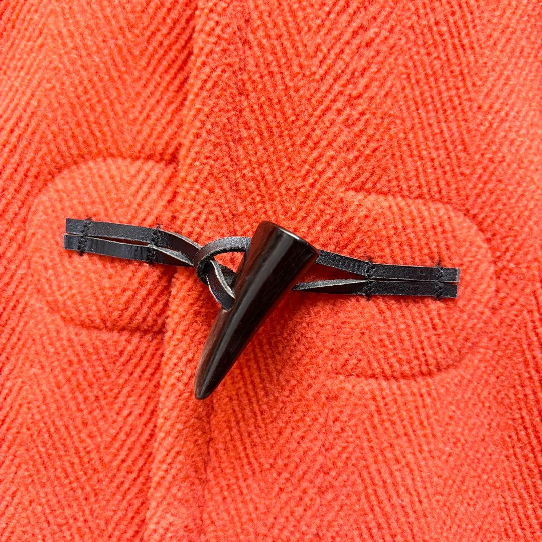 極美品 モンゴメリー チベット 英国製 ダッフルコート ヘリンボーン オレンジ