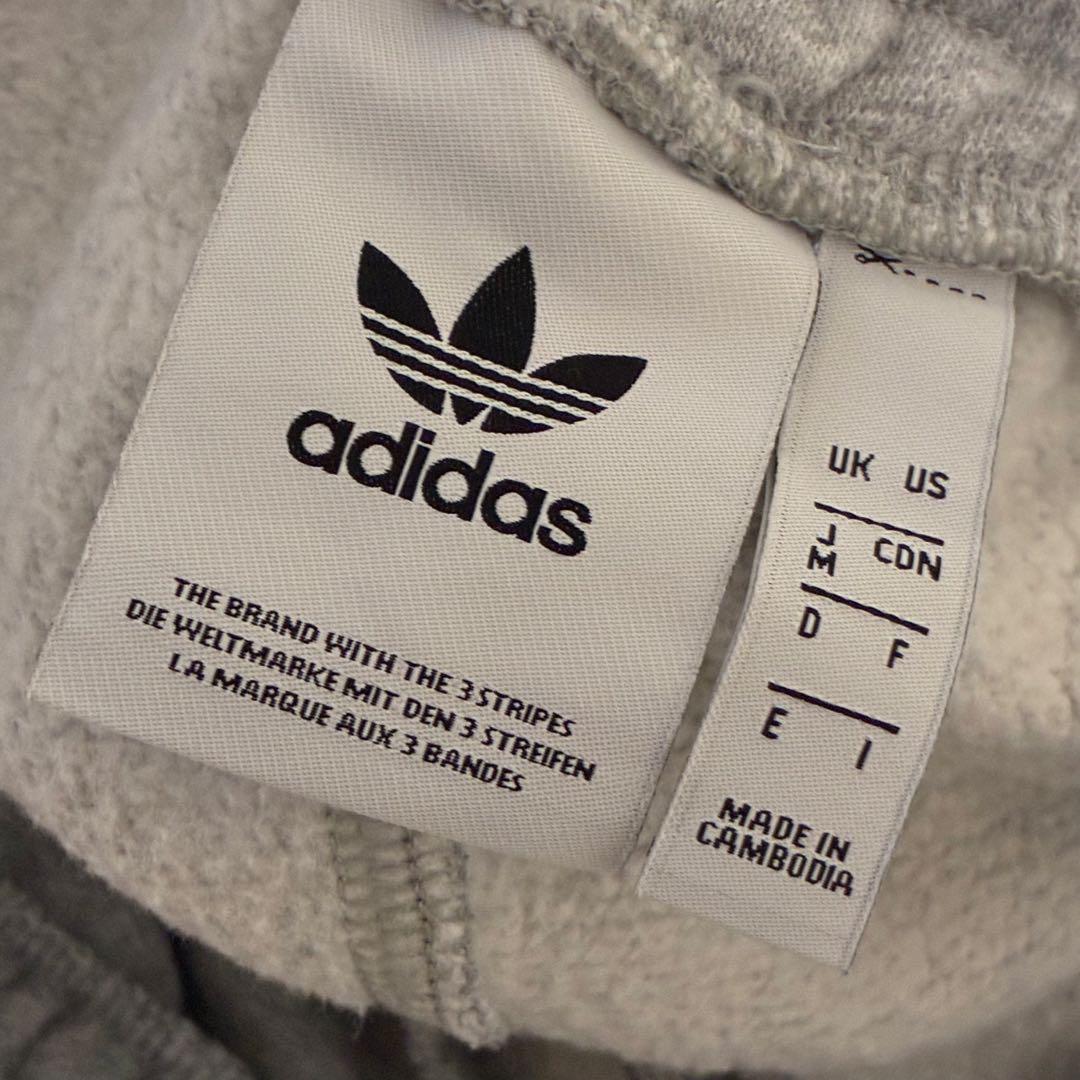 adidas スウェット パーカー パンツ 上下 グレー セットアップ ジャージ