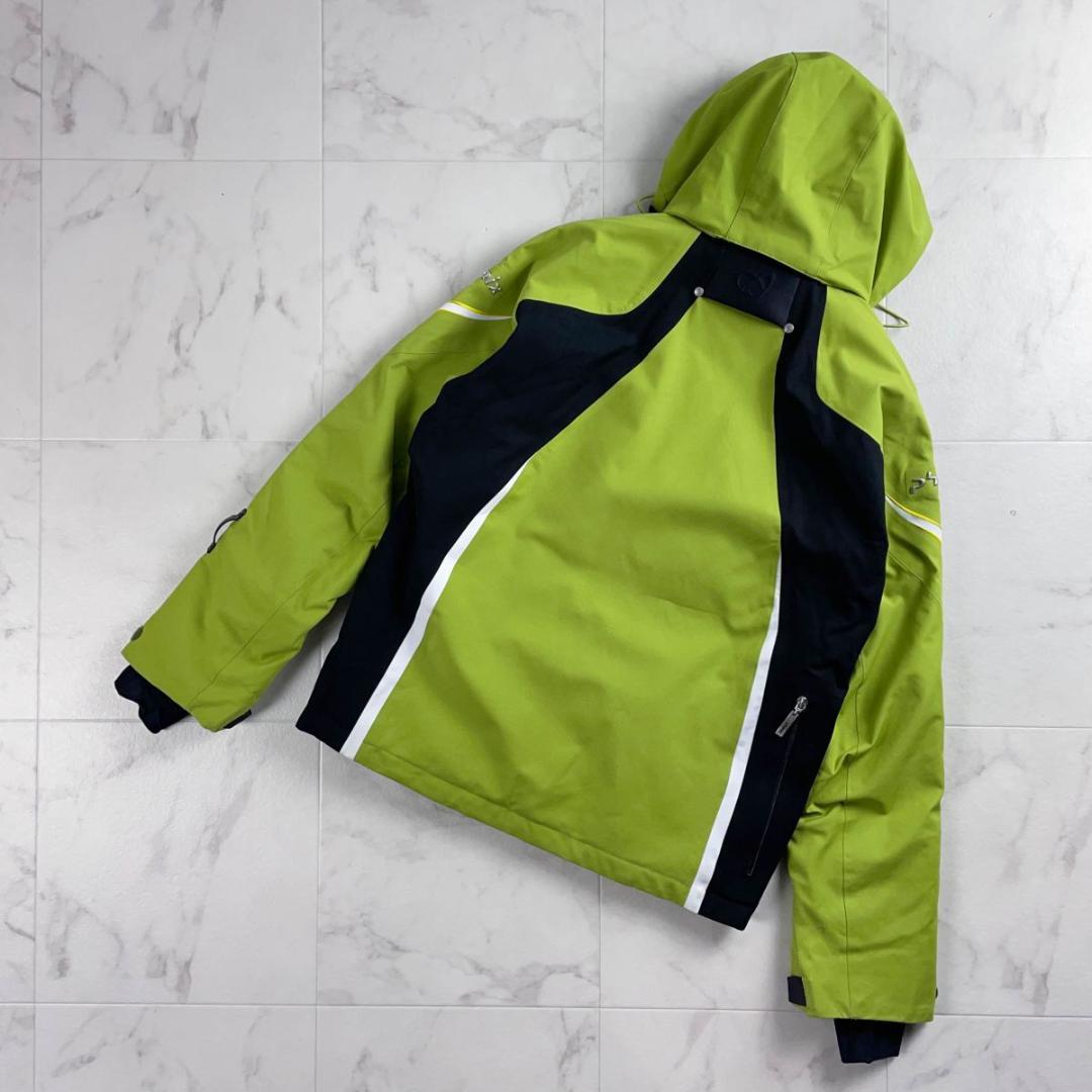美品 phenix スキーウェア上下 ダイジェナイトサーモ 黄緑 M *YC4