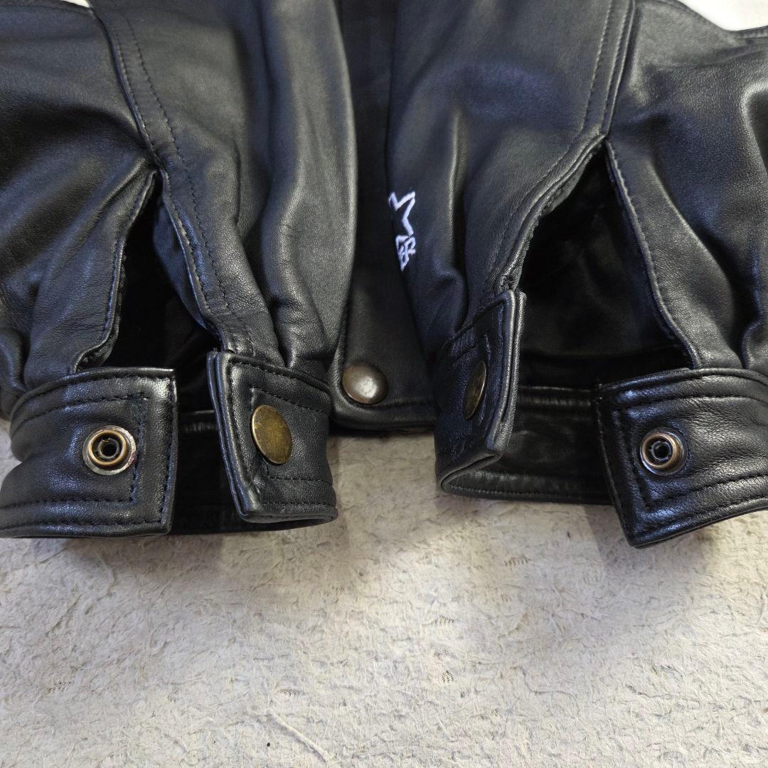 超希少 美品 スターター オールレザー スタジャン レイダース サイズM 黒