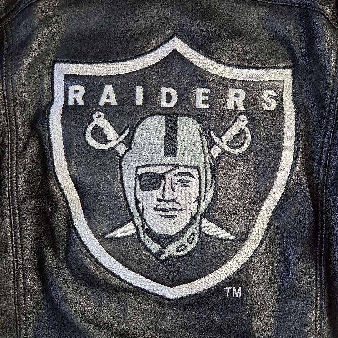 超希少 美品 スターター オールレザー スタジャン レイダース サイズM 黒