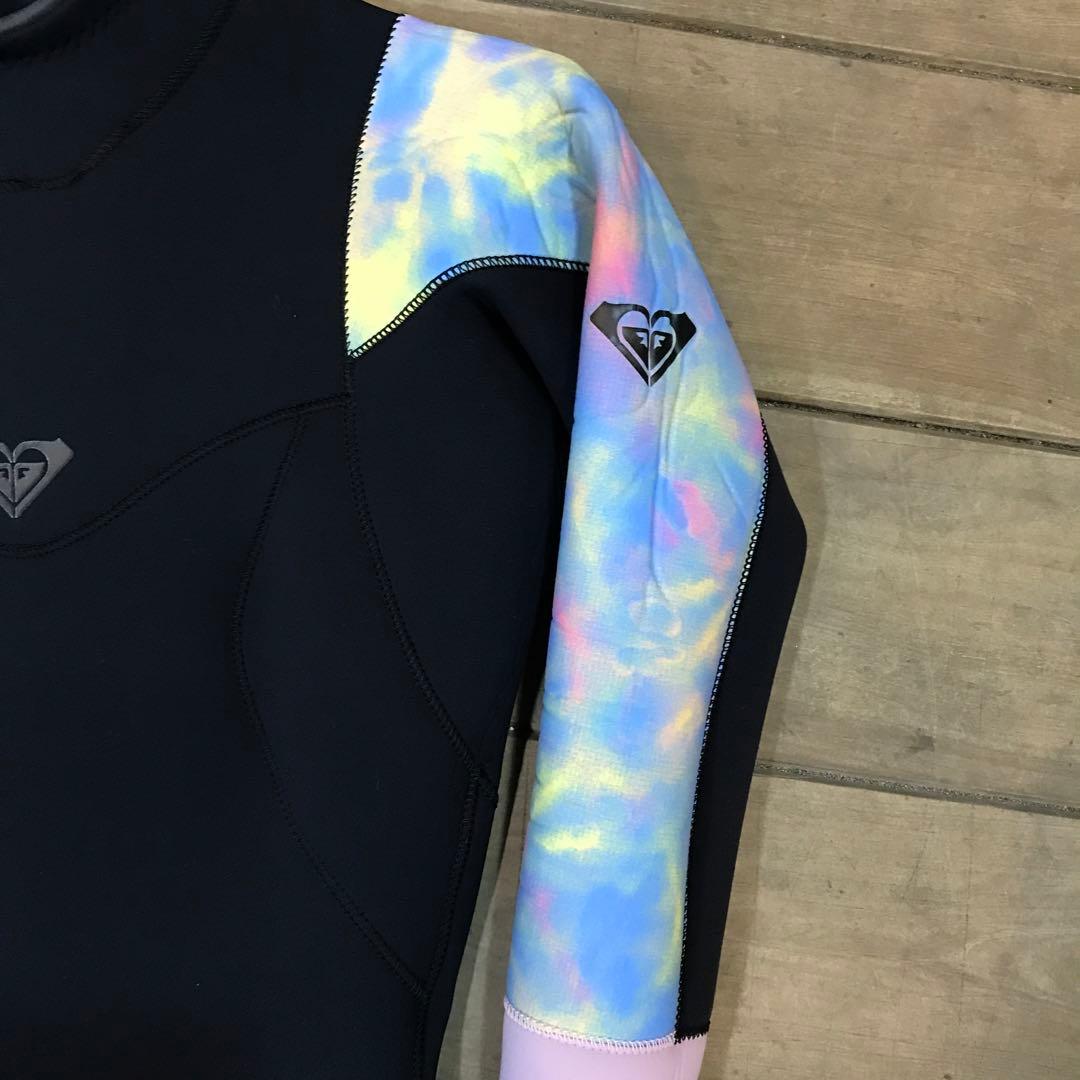 ROXY フルスーツ ブラック/マルチカラーMLオーダー品