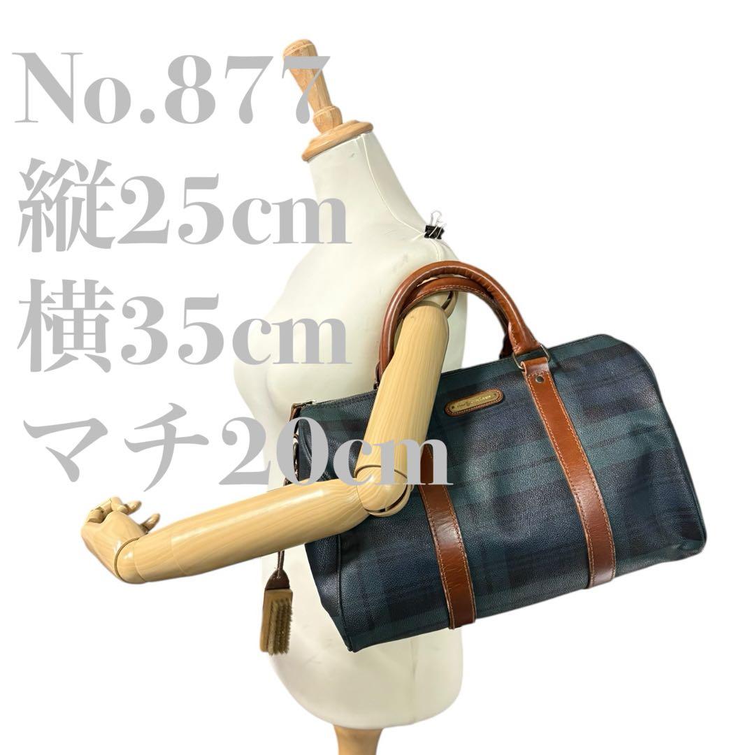 美品 ポロ ラルフローレン 2way ボストンバッグ グリーン 旅行 877
