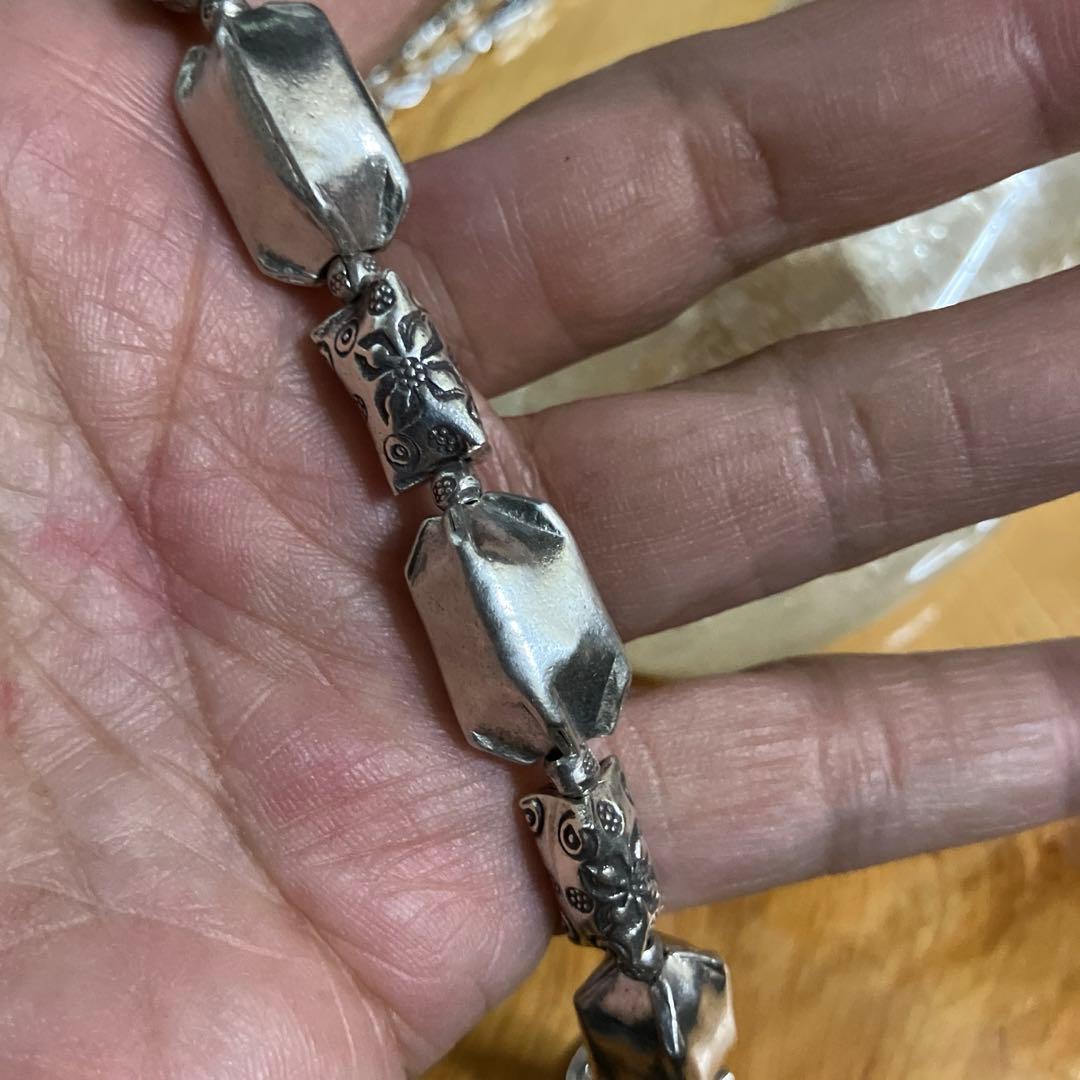 御専用カレンシルバー　パドゥア＆ファイ刻印ゴツめブレスレット