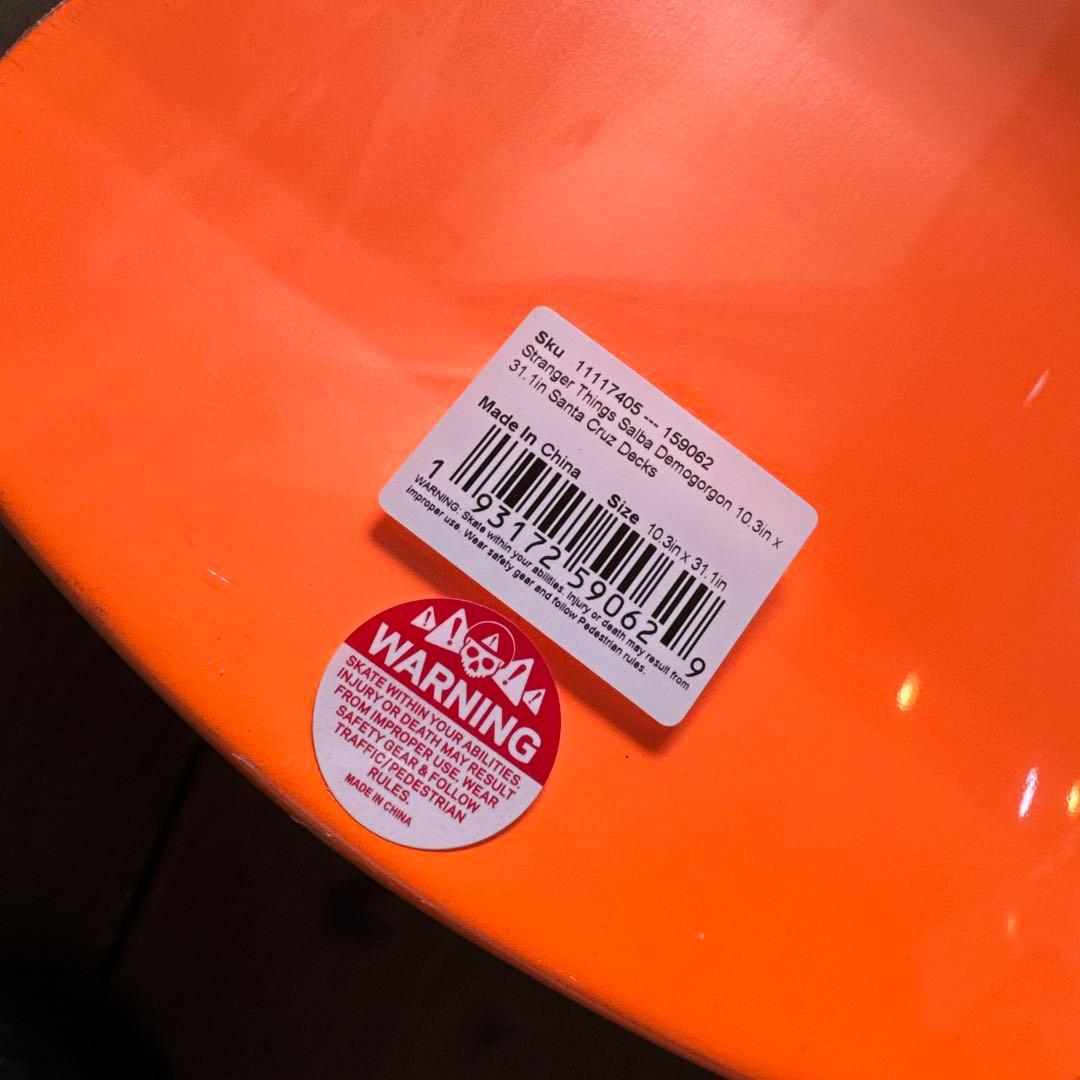 SantaCruz×STRANGER THINGSストレンジャーシングス デッキ