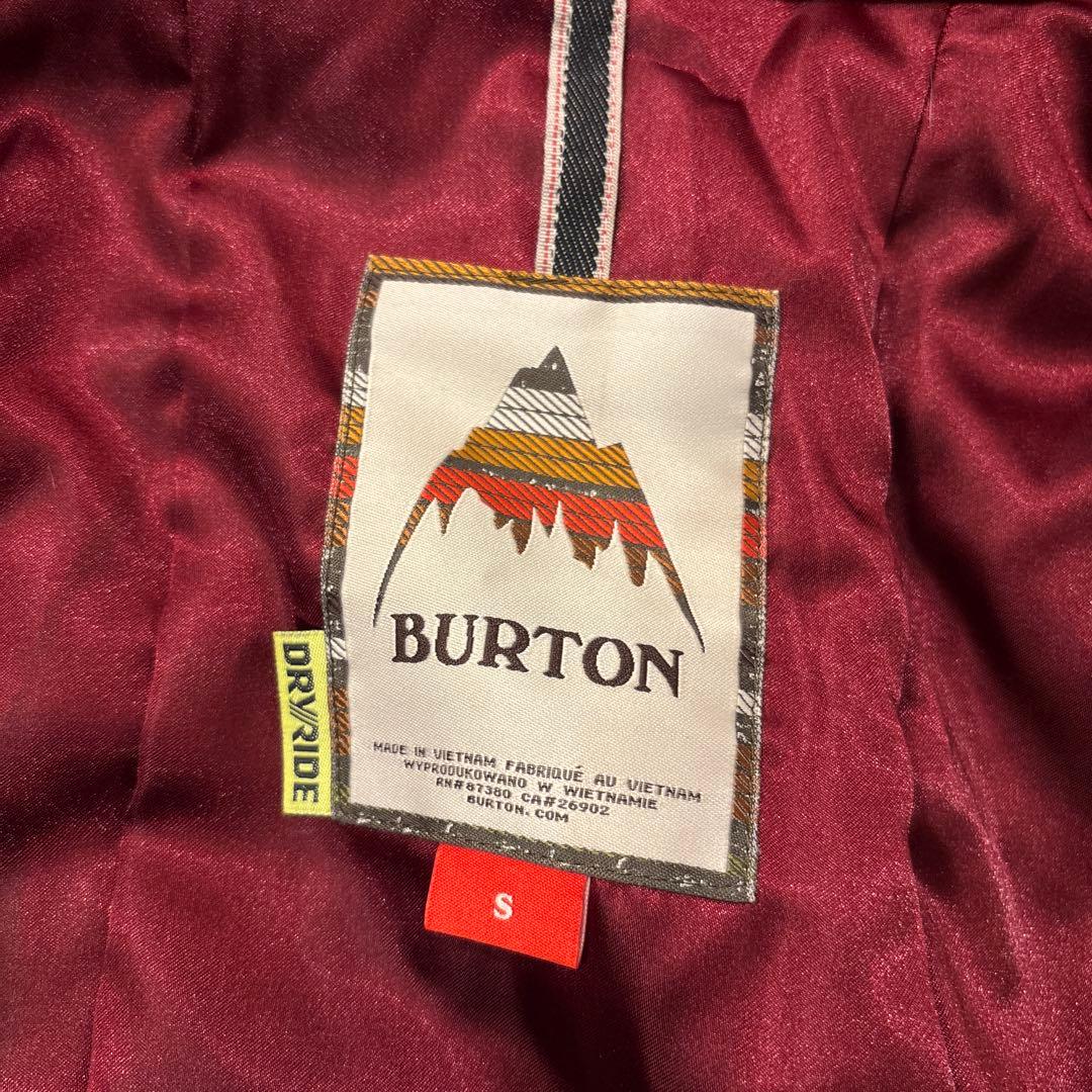Burton ジャケット レディースウェア　Sサイズ　紺×赤