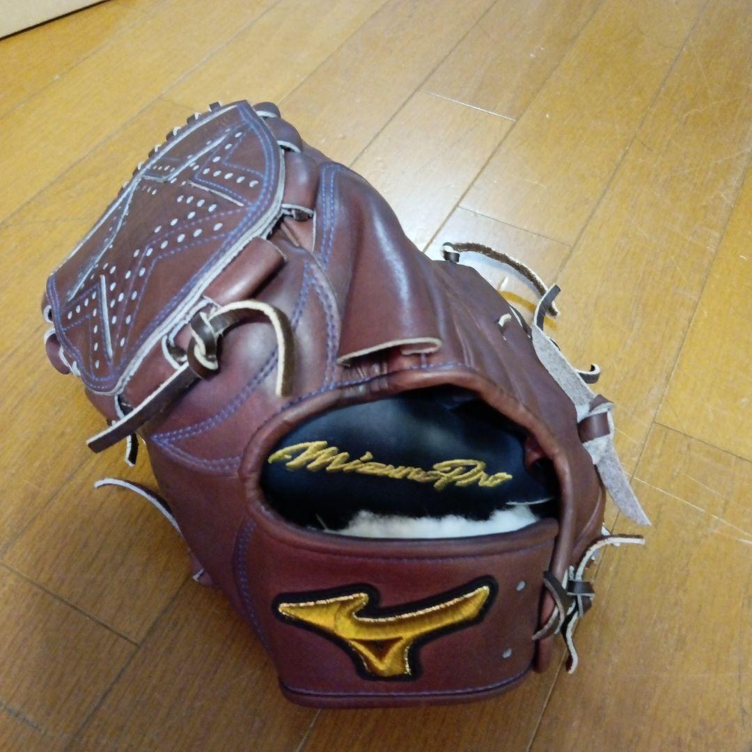 Mizuno Pro 野球グローブ ブラウン硬式用　ピッチャー用　左　専用