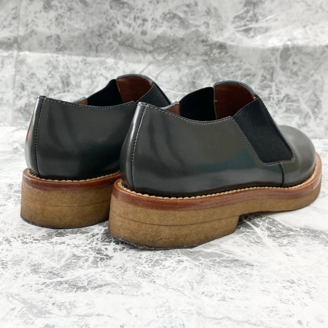 MARNI マルニ ローファー スリッポン 本革 グレー 厚底 革靴 袋付き