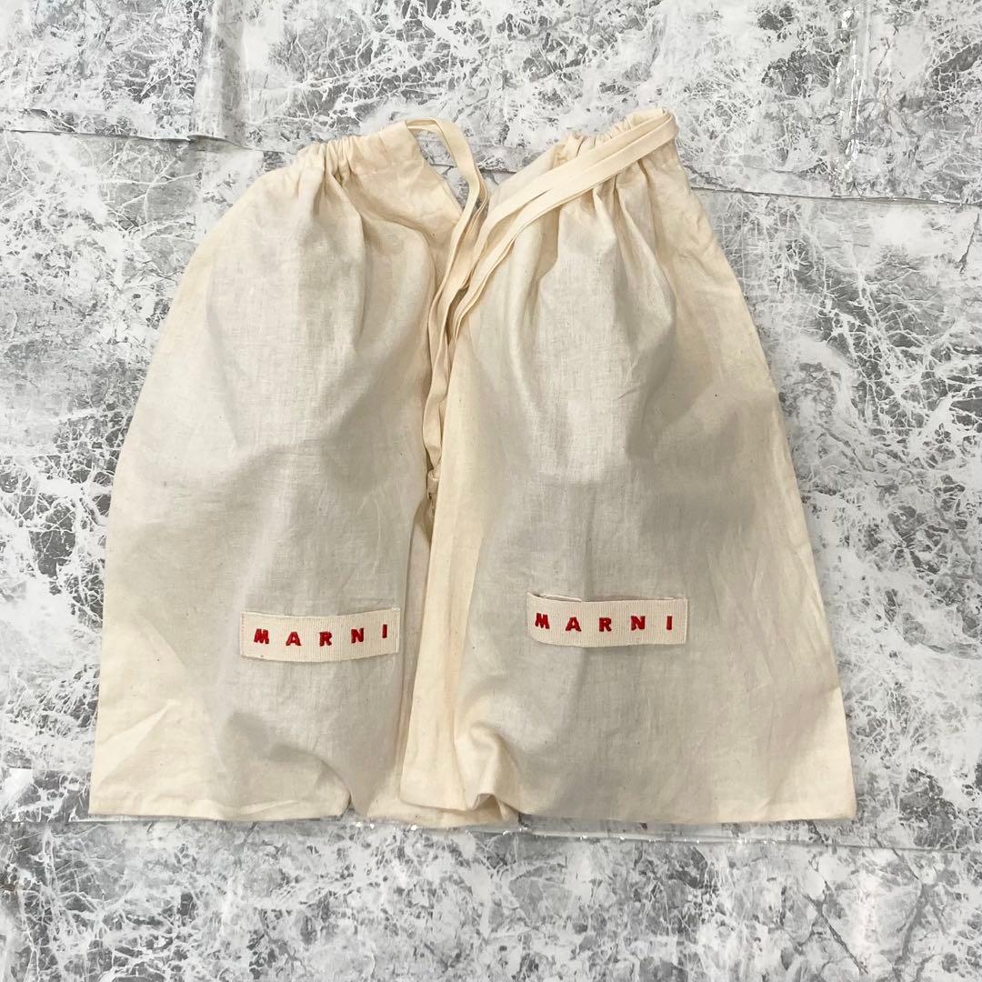 MARNI マルニ ローファー スリッポン 本革 グレー 厚底 革靴 袋付き