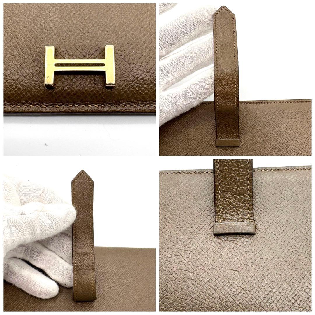 大人気✨HERMES エルメス　長財布　エトゥープ　箱付き　正規品