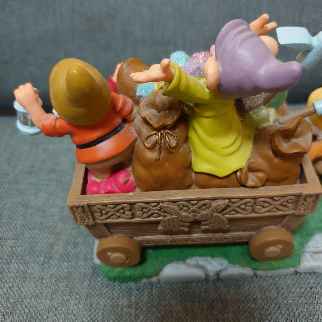 4*i様 ディズニーストア 白雪姫 7人の小人　トロッコ ジュエリースタンド　小
