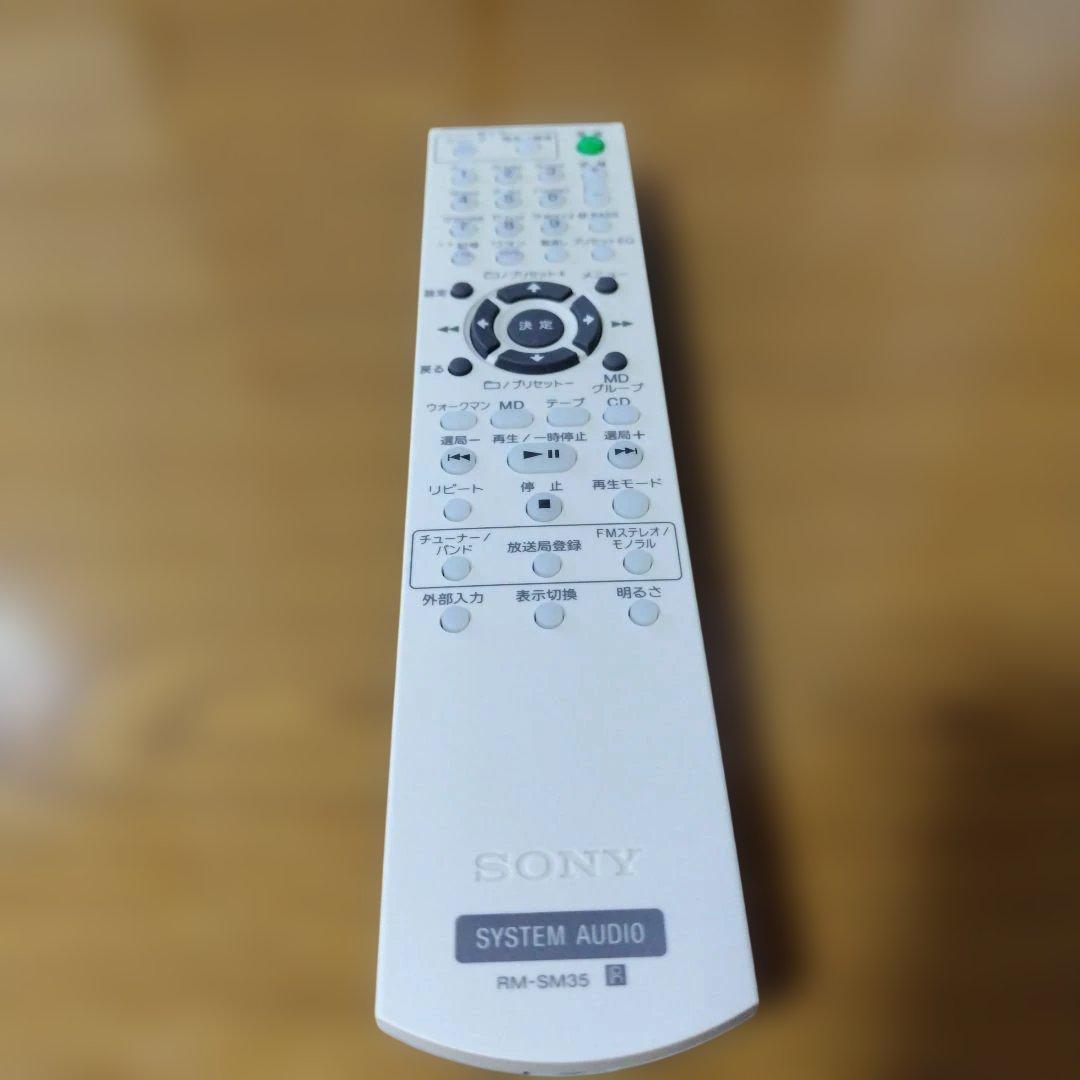 SONY ソニー　CMT-M35WM（ HCD-M35WM）ミニコンポ シルバー