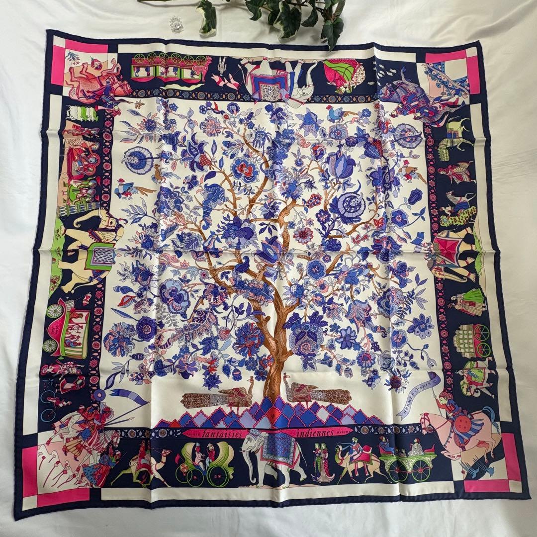 エルメス　カレ９０　眩惑のインド