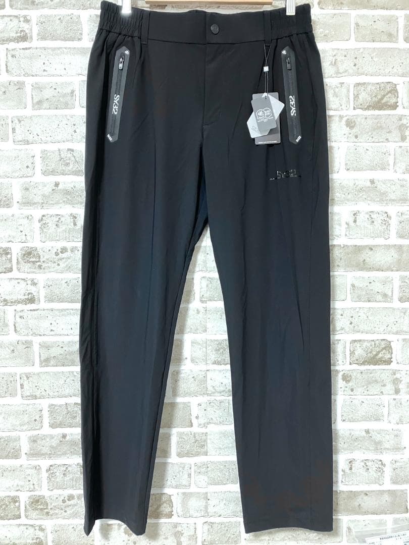 【24時間以内/早い者勝ち】新品 SY32 メンズ ゴルフパンツ XL ブラック