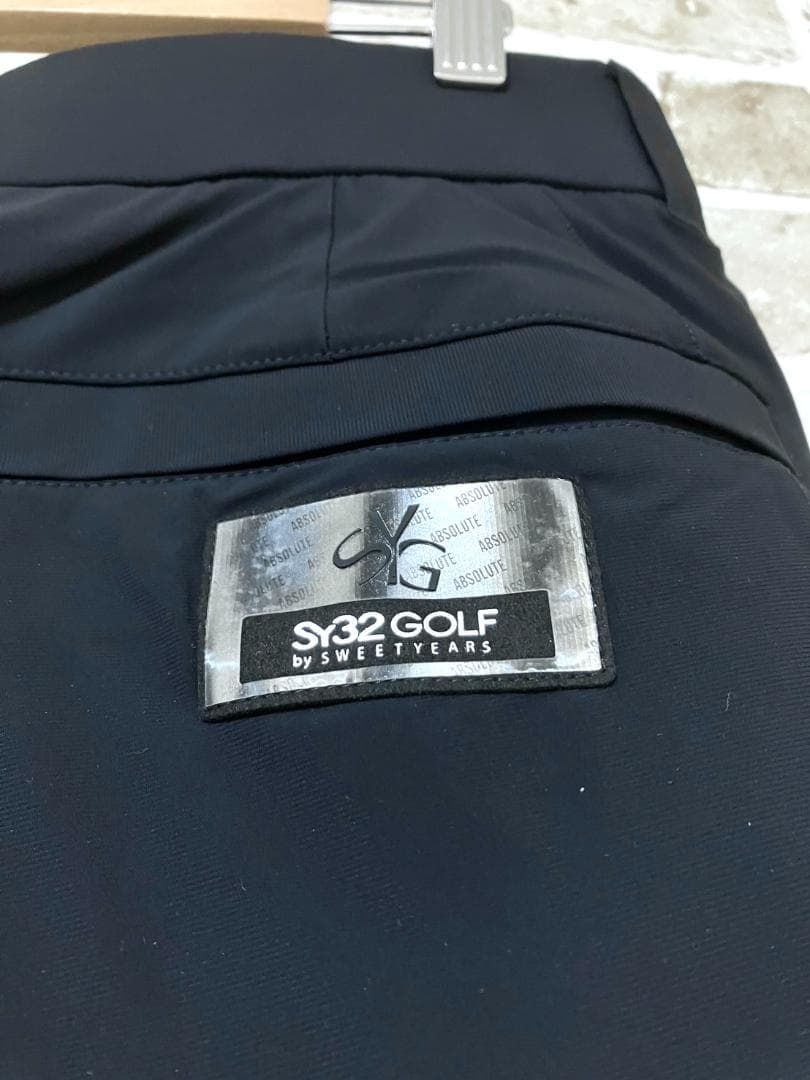 【24時間以内/早い者勝ち】新品 SY32 メンズ ゴルフパンツ XL ブラック