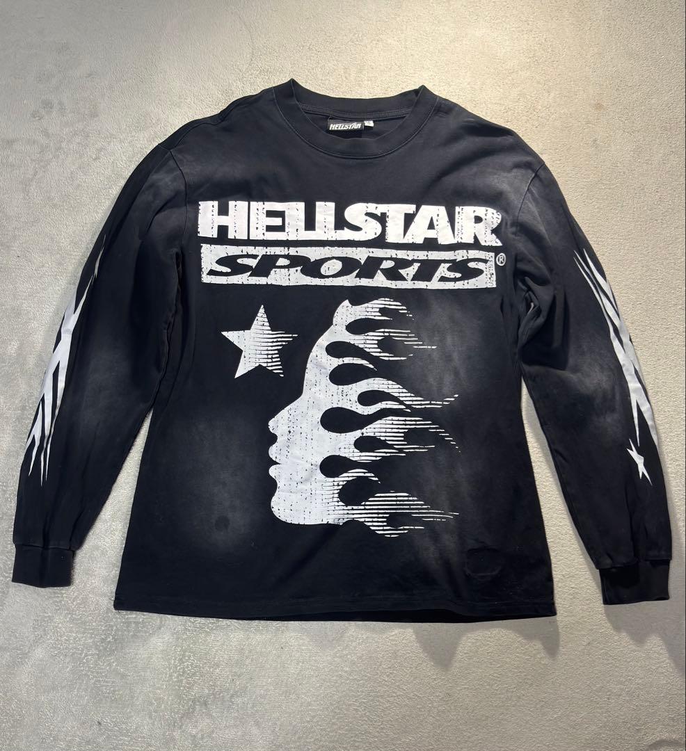 hellstar長袖Tシャツ ブラックS