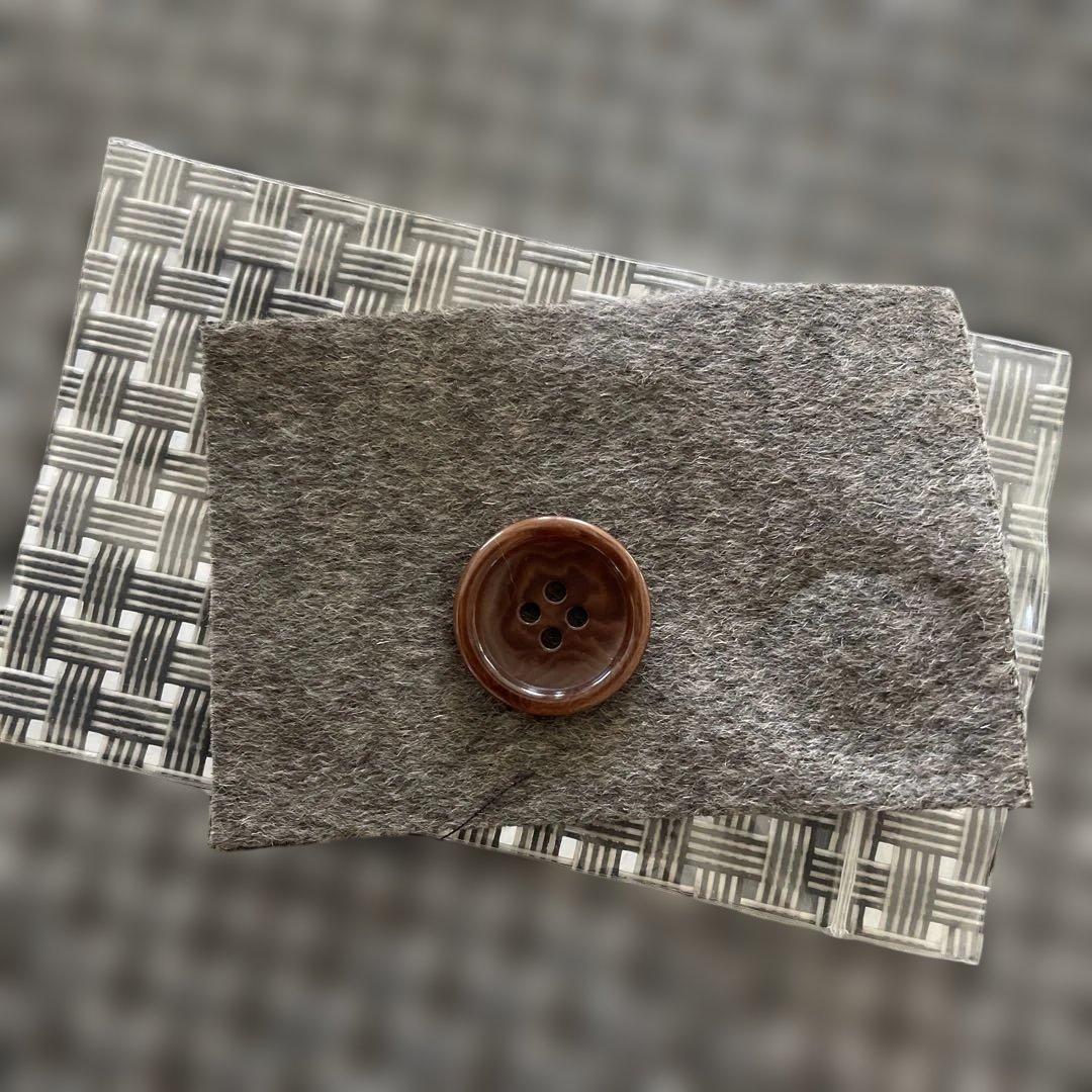 グレー ステンカラーコート カシミアウール混合