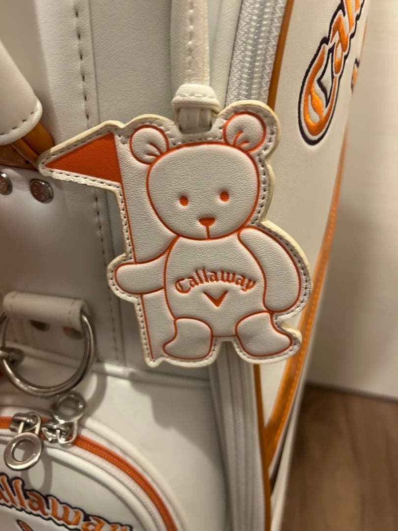 Callaway キャロウェイ　キャディバッグ ホワイト/オレンジ