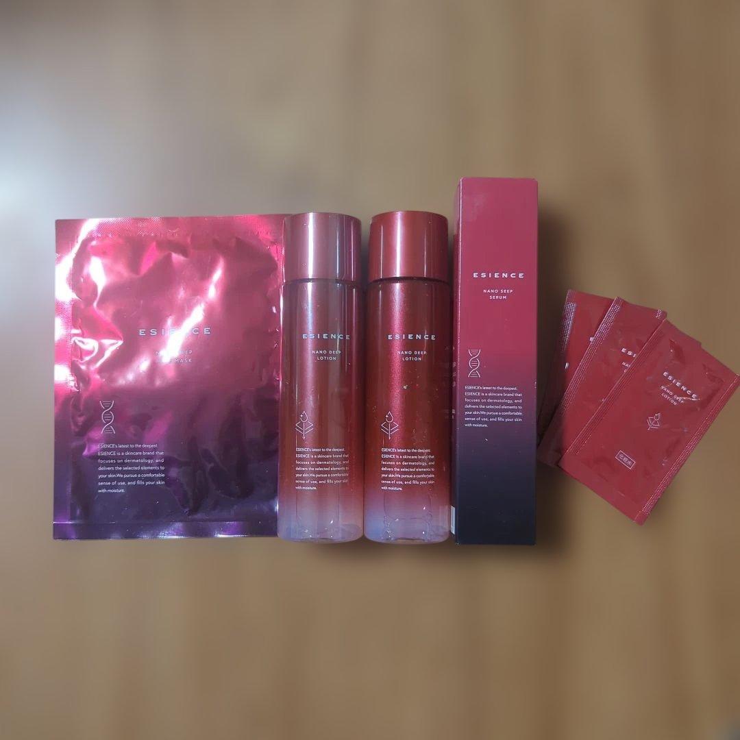 ESIENCE ローション2本 + ナノシープセラム+フェイスマスク+サンプル