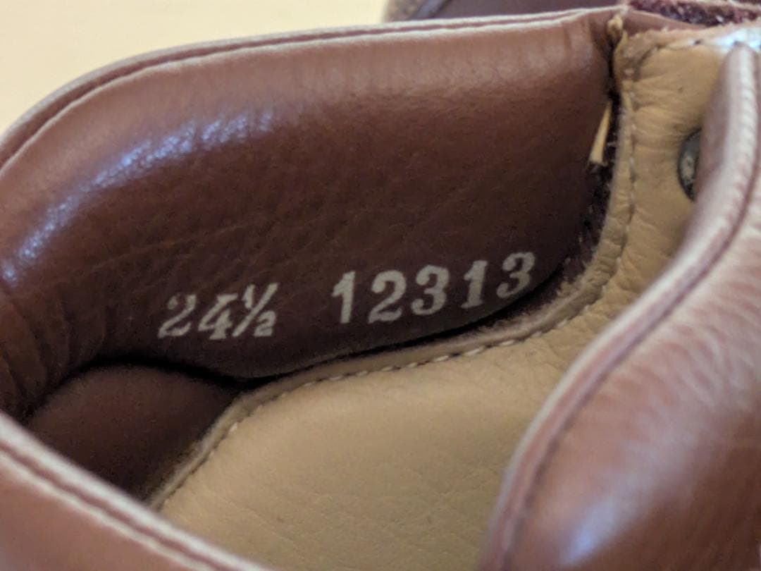 美品　GAERNE ガエルネ フーガ ライディングブーツ ブラウン 24.5cm