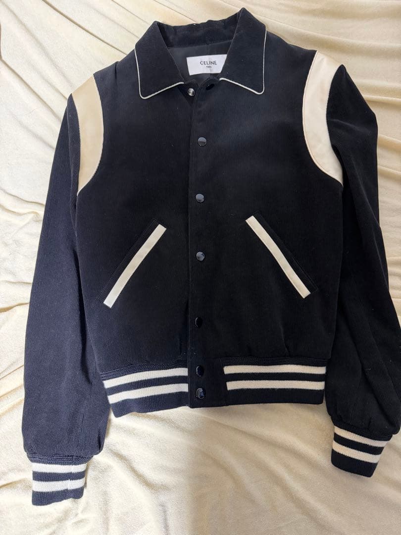 極美品 CELINE テディジャケット 44 黒 エディスリマン - メルカリ