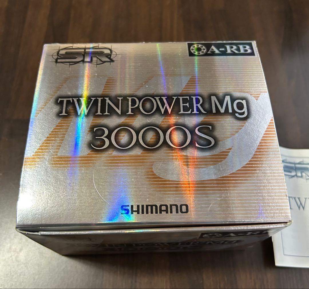 極美品！シマノ　ツインパワー Mg 3000S 夢屋ハンドル付き