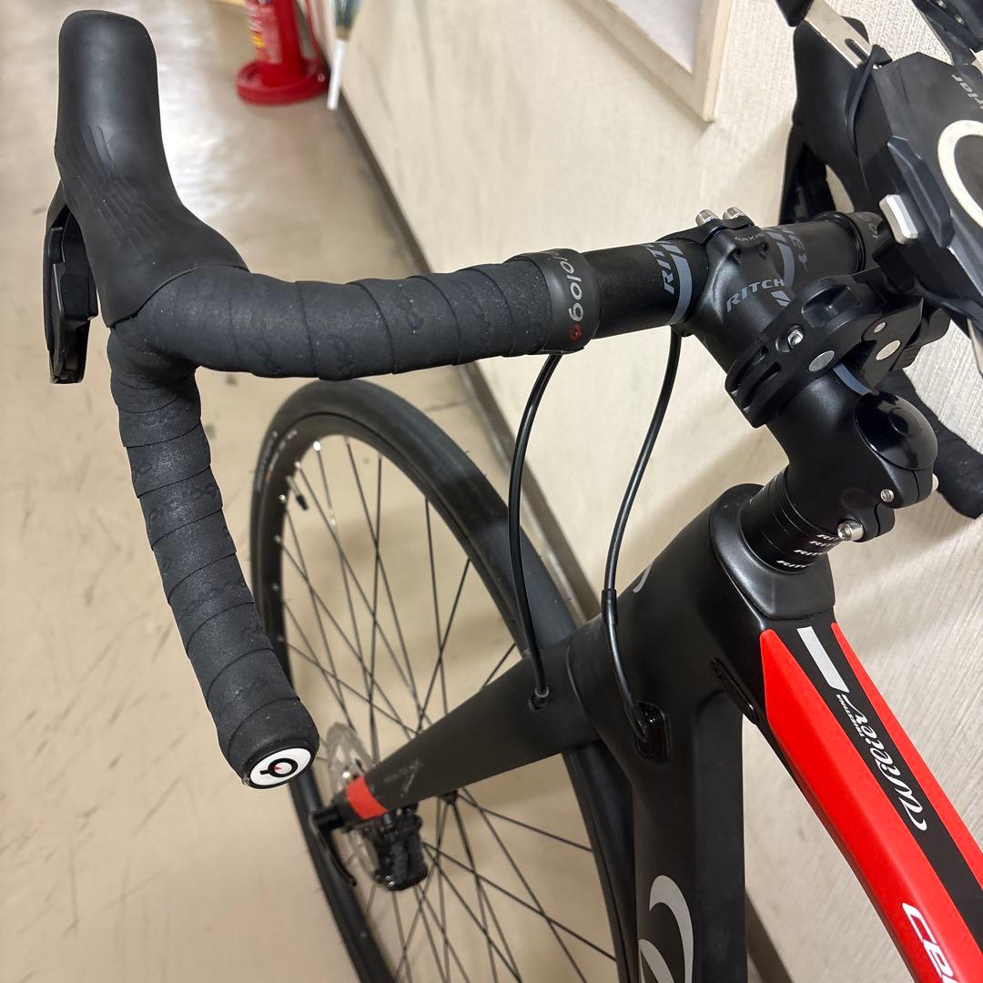 Wilier カーボンロードバイク DI2自動変速グレー/レッド