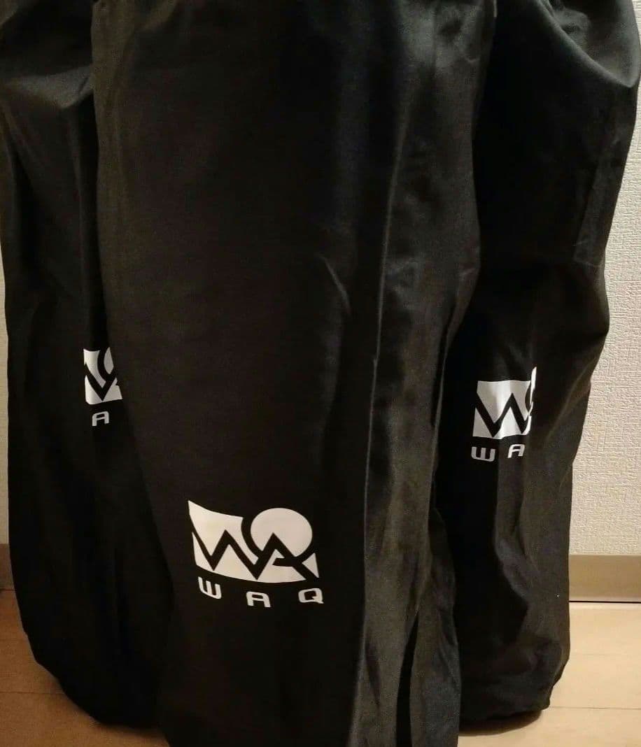 美品　WAQ ワック　インフレータブルマット 8cm ブラック　2個セット