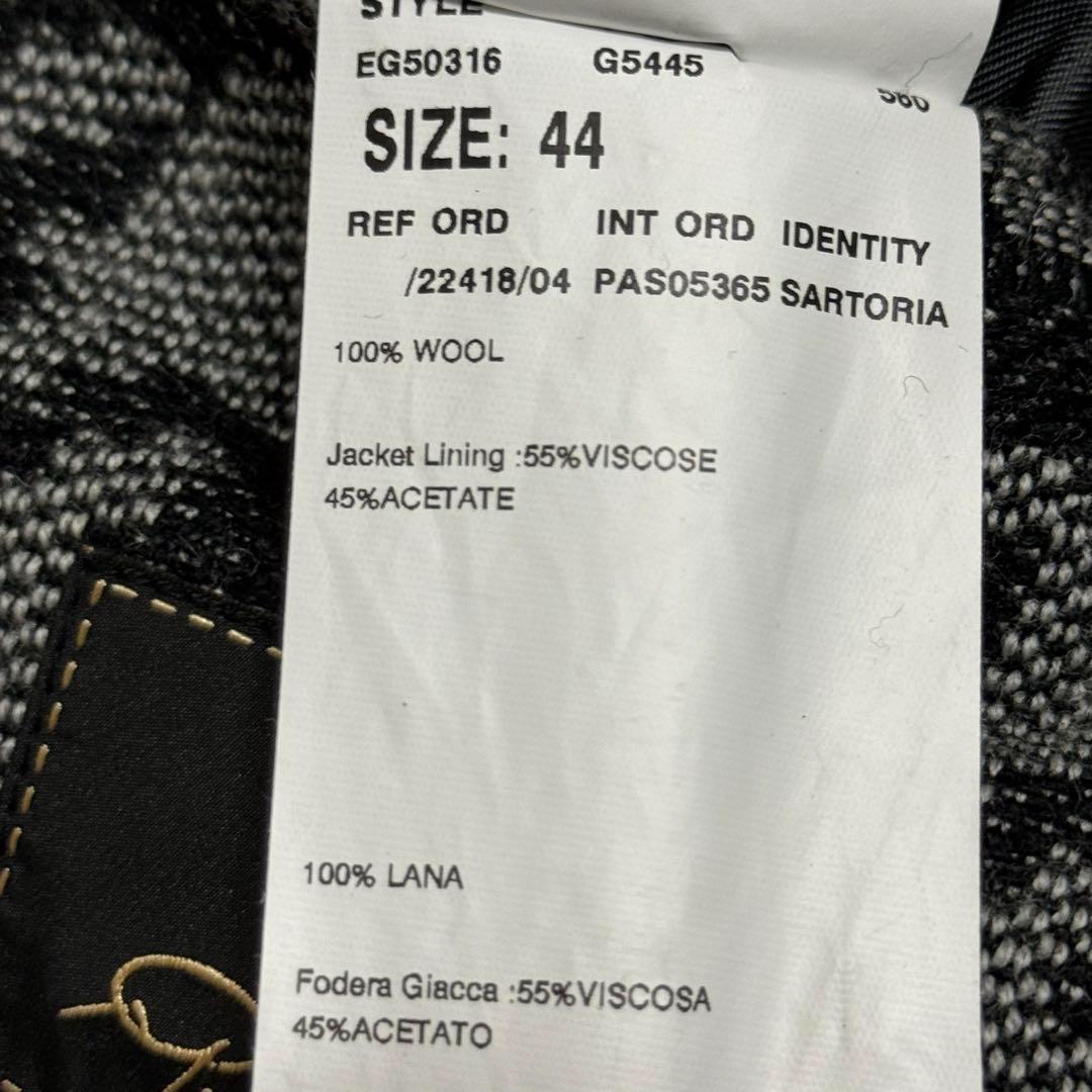 【専用】ガブリエレパジーニ 千鳥柄 チェスターコート ピンバッジ付 ウール 44