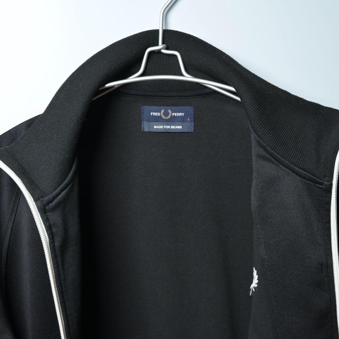 FRED PERRY×BEAMS別注 トラックジャケット black - メルカリ