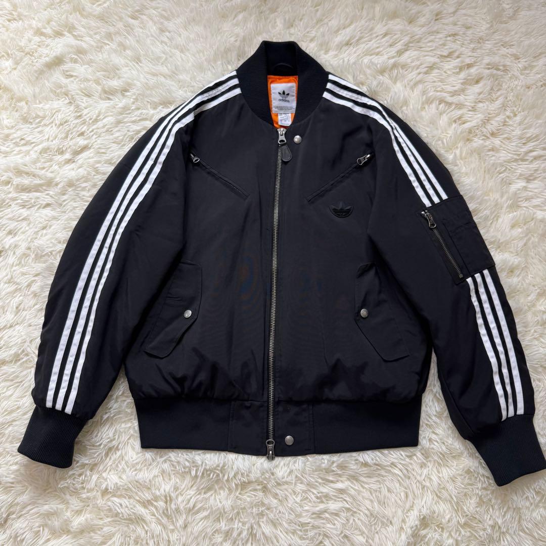 adidas NEW PAD JKT MA-1 ボンバージャケット ダブルジップ
