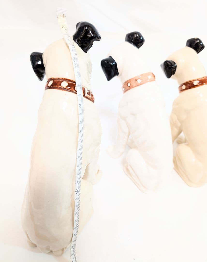 ビクター犬 まとめて 10体 陶器製 昭和レトロ 当時物 アンティーク