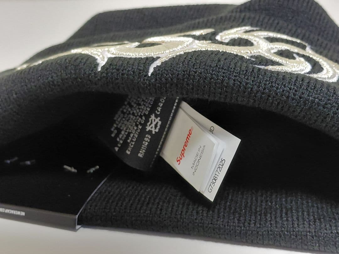 【新品】Supreme　New Era　Tribal　S Logo　Beanie