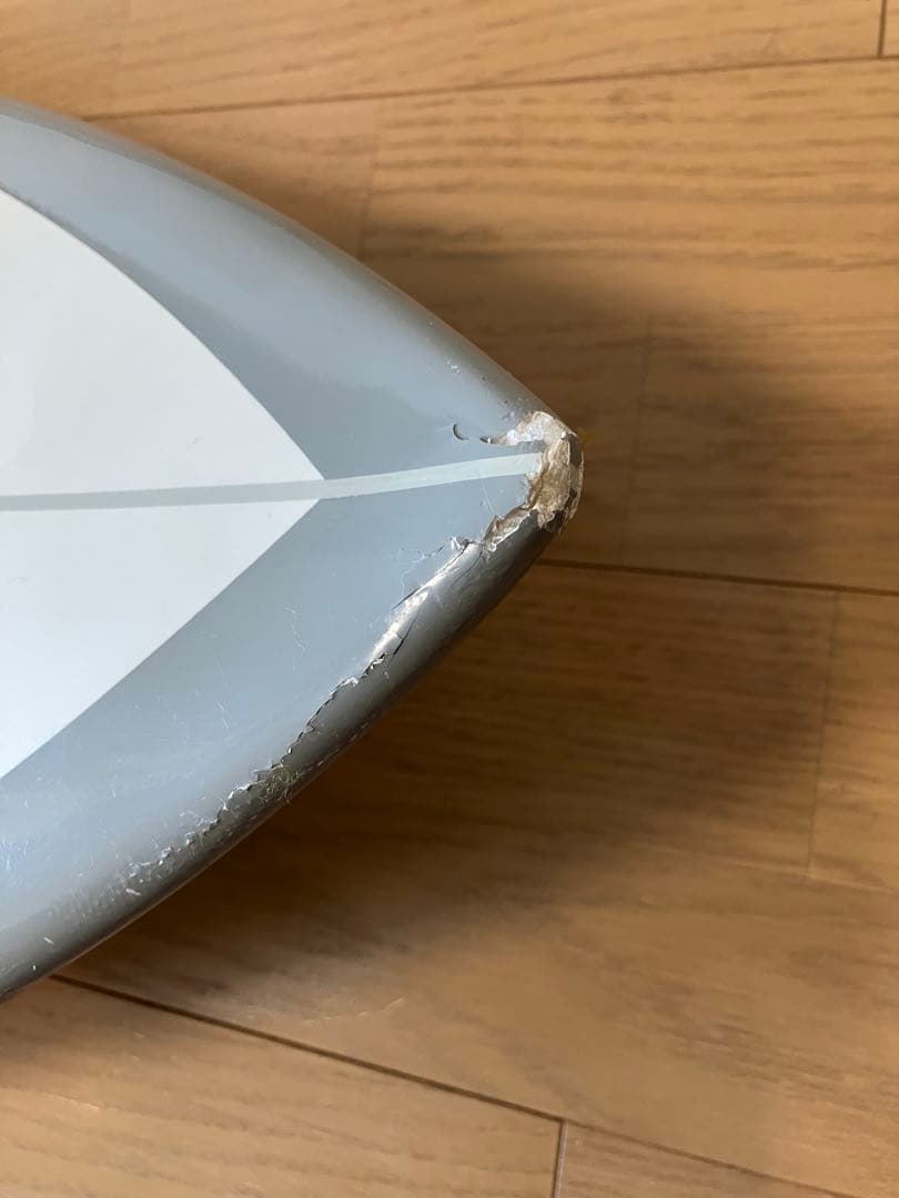 【コウヘイ】Three whether サーフボード　ホワイト・グレー