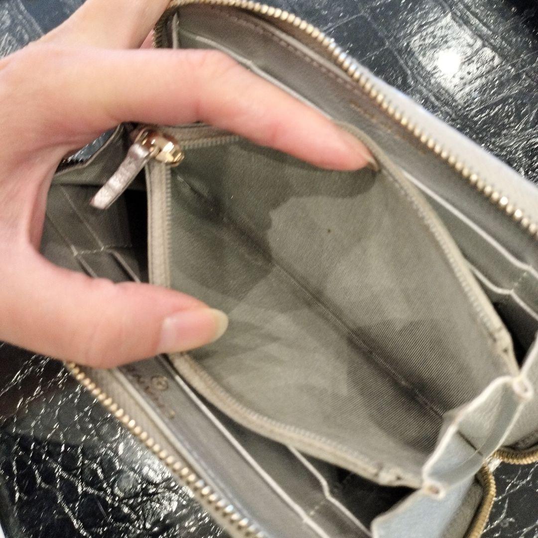 CHANEL コンパクトウォレット シルバー マトラッセ