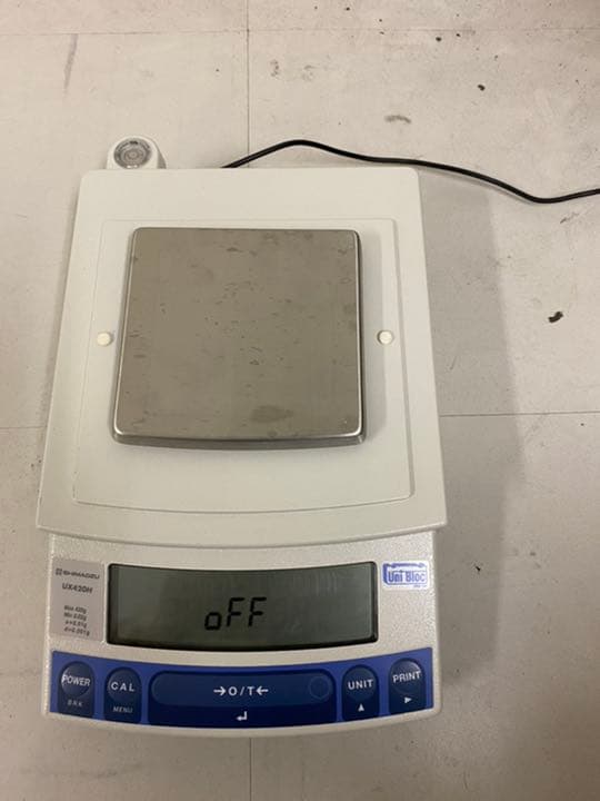 島津製作所 UX420H  精度0.001g max 420g 電子天秤