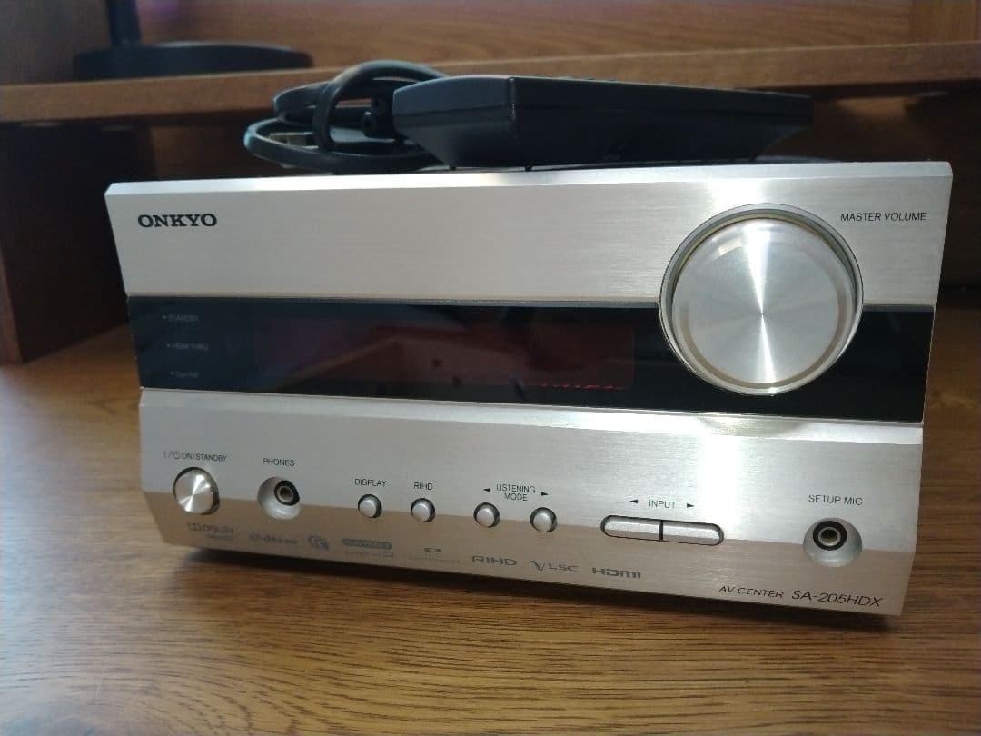 アンプ　オンキョー ONKYO SA-205HDX 5.1CH リモコン付