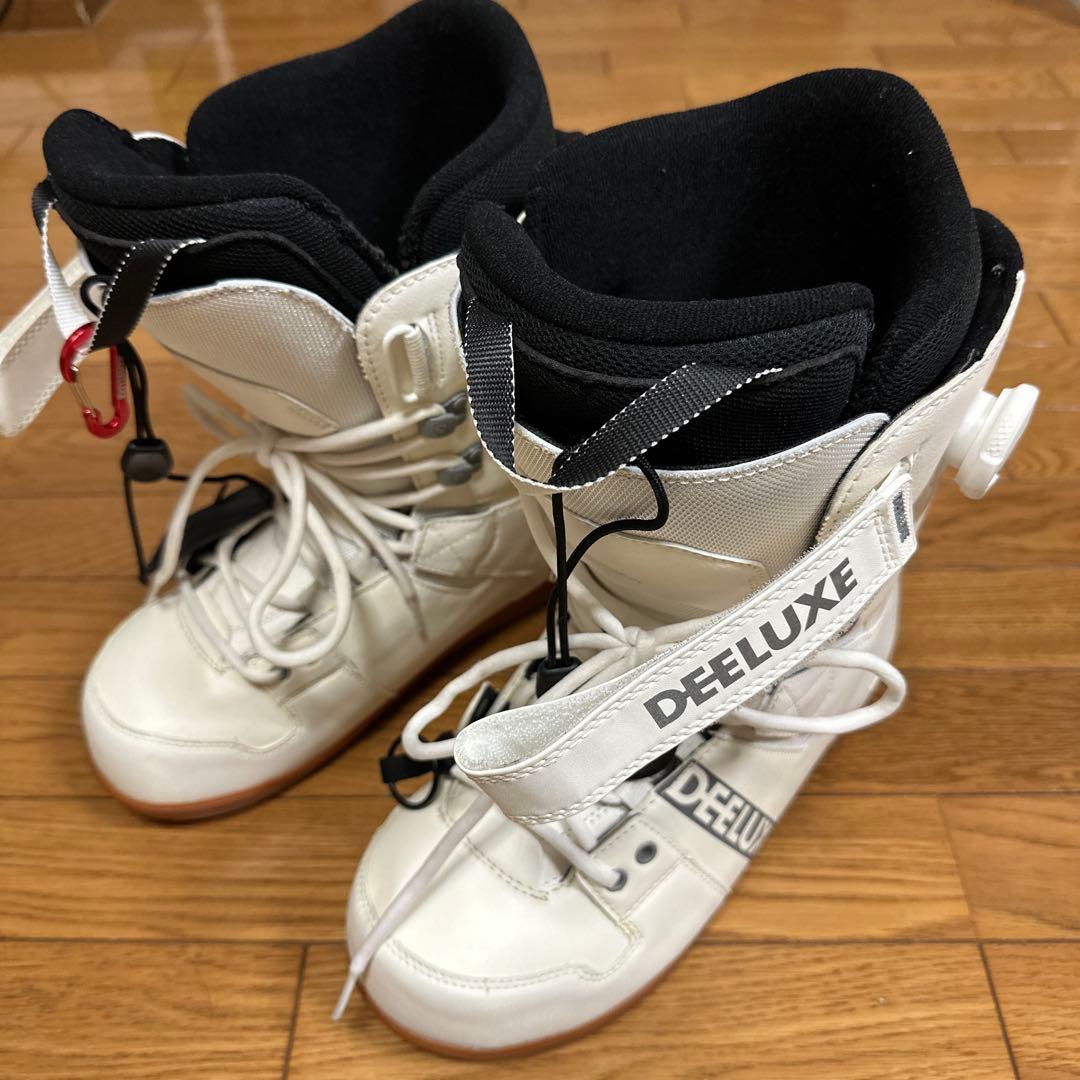 DEELUXE スノーボードブーツ ホワイト DEELUXE ディーラックス スノーボードブーツ TEAM ID LTD 28cm 21-22