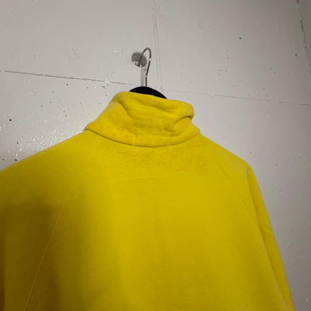 K-FACTORY ハーフジップトレーナー イエロー　池田ノブオ