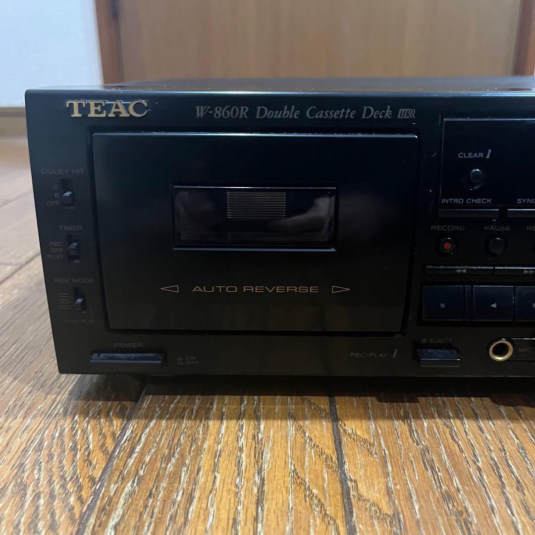 再生OK ダブルカセットデッキ TEAC ティアック W-860R公式 ス